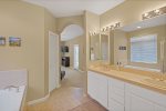 Beautifully redone master bath